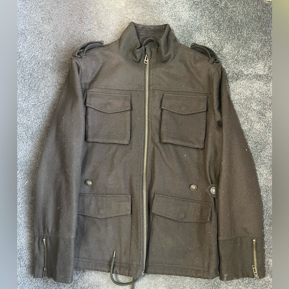 Unisex military style peacoat